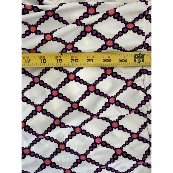 Trina Turk Cover-Up Dress S Beach Vacation Resortwear Coastal Geometric Stretch - Picture 6 of 8